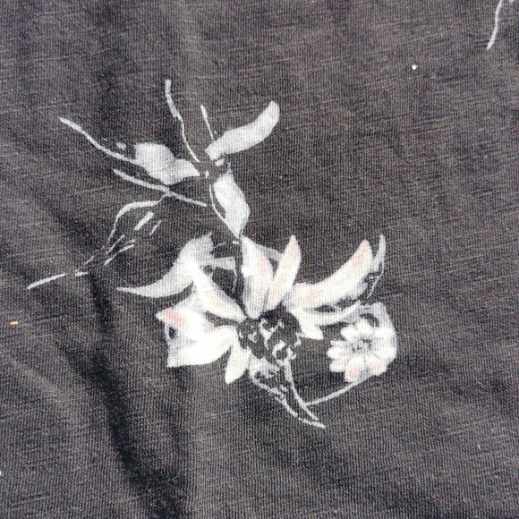 NICOLE MILLER SMALL New  floral t shirt tee shirt  short sleeves NWT Scoop Neck - Picture 3 of 15